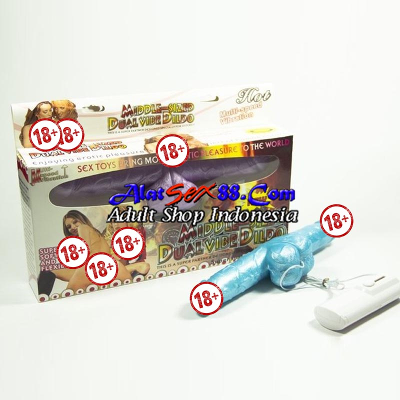 Alat Sex Dual Vibe Dildo 