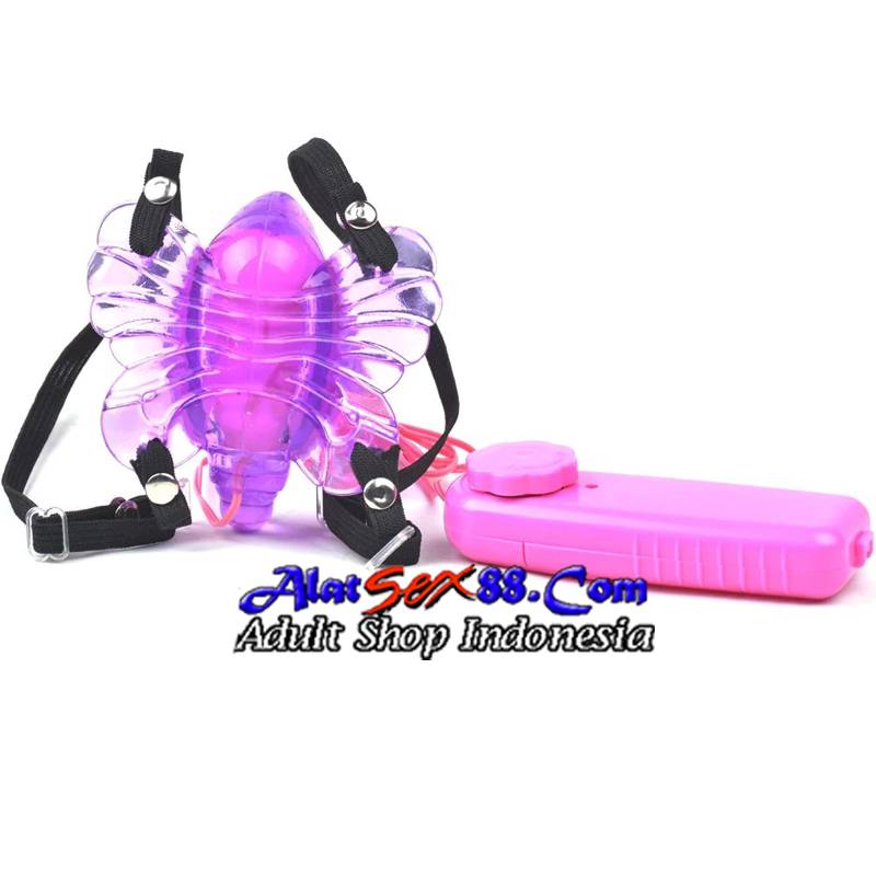 Pleasure Butterfly Strap On Vibrator