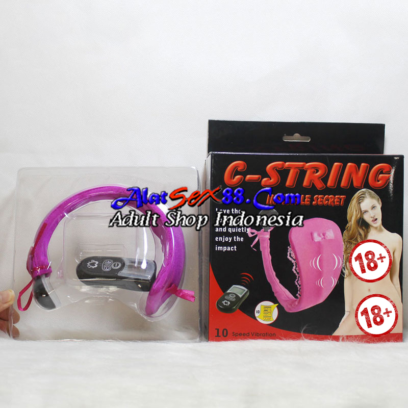 Alat Sex C-String Vibrator Wireless 