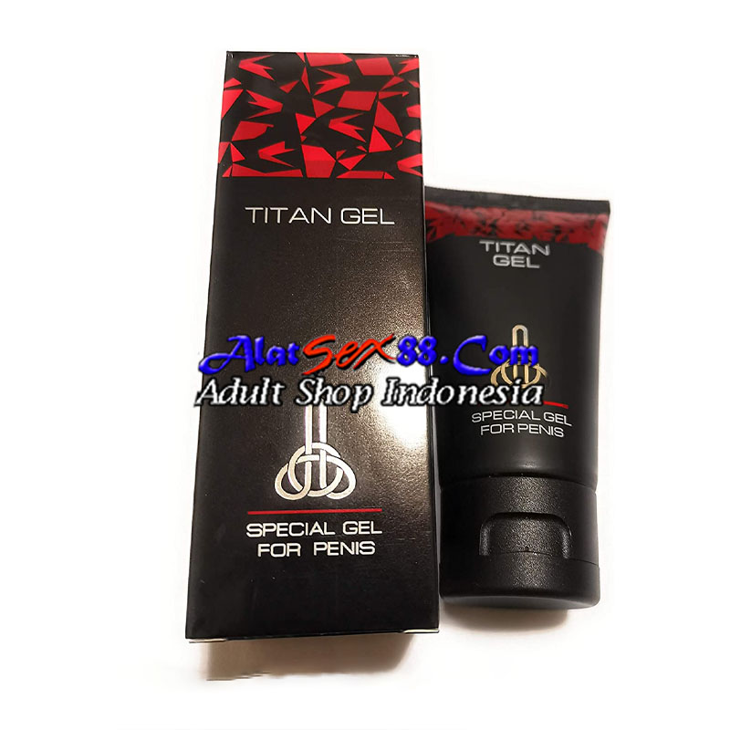 Alat Sex Pria Titan Gel Cream Original Obat Oles Herbal Pembesar Penis