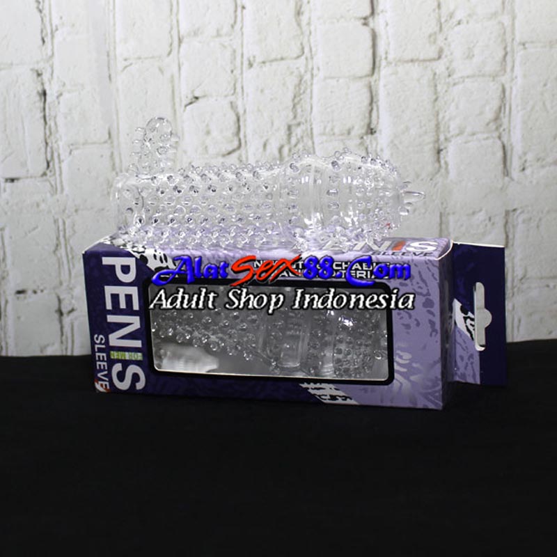 Kondom Silikon Penis Sleeve Jagged Silicone