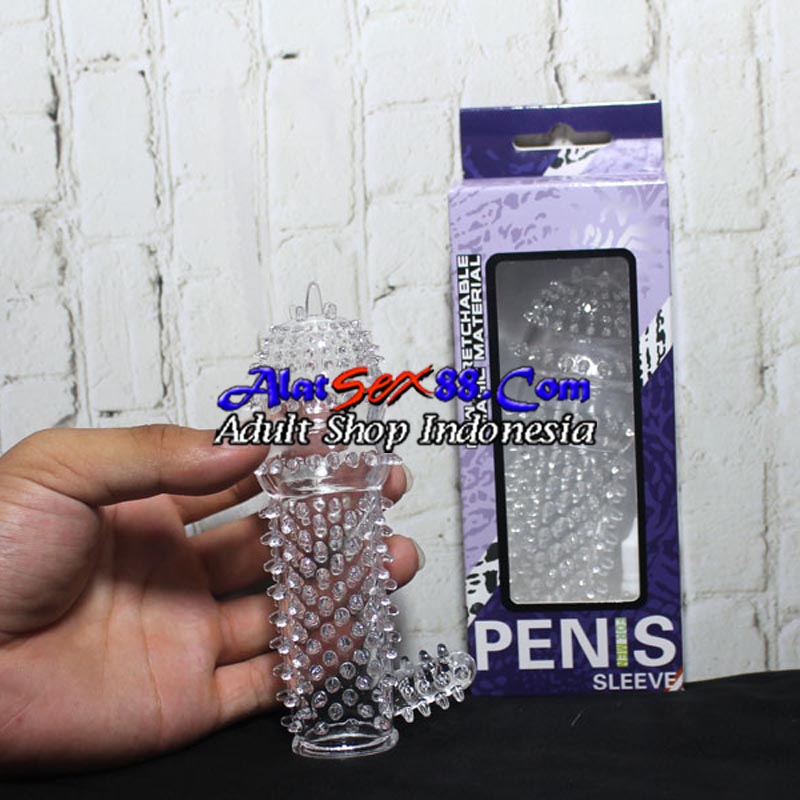 Kondom Silikon Penis Sleeve Jagged Silicone