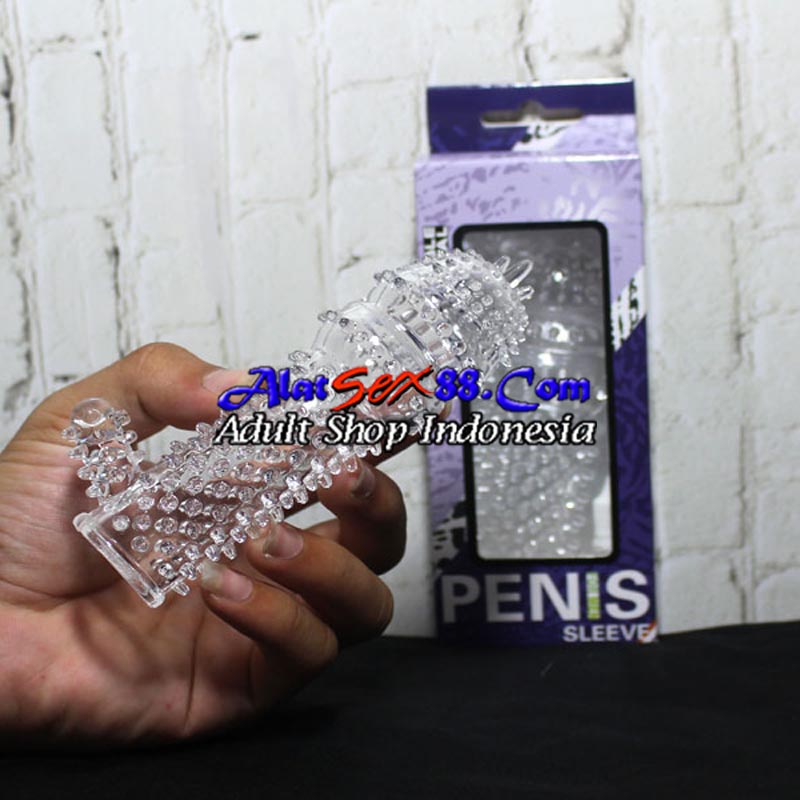 Kondom Silikon Penis Sleeve Jagged Silicone