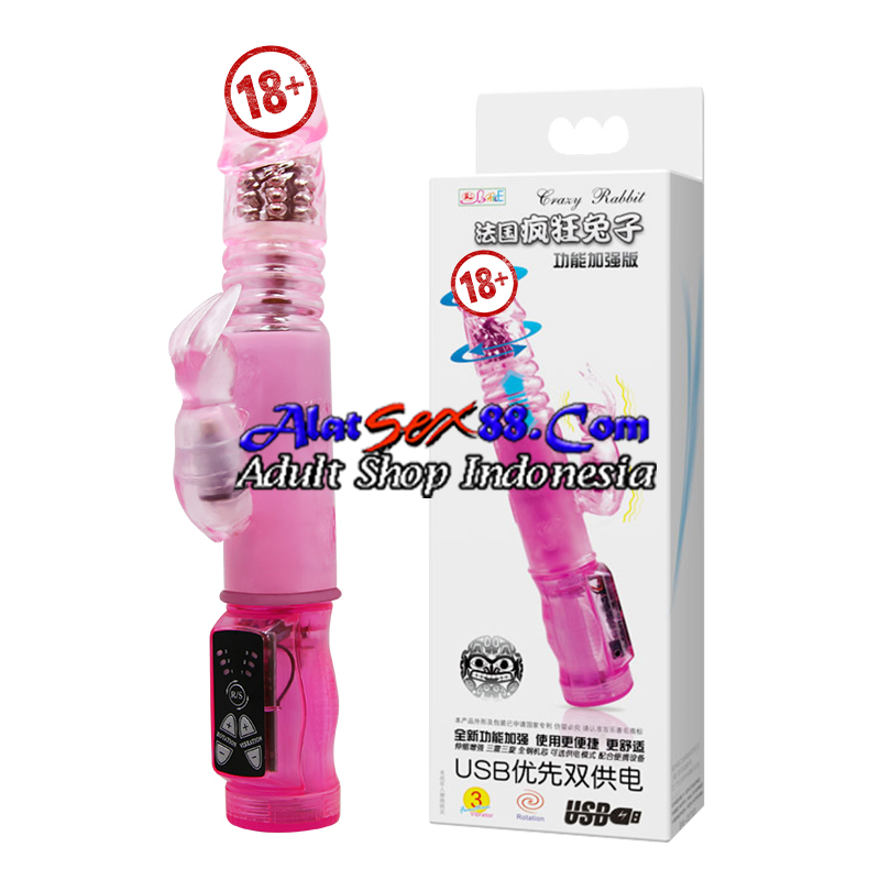 Alat Sex Crazy Rabbit Vibrator 