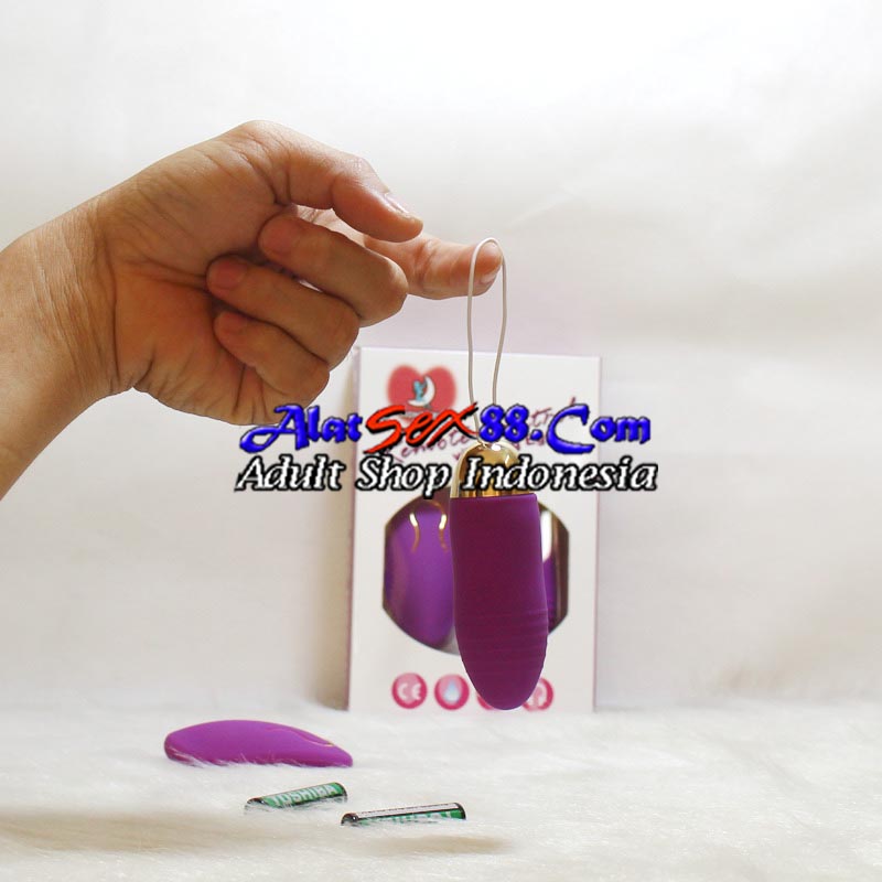 Alat Sex Wanita Remote Control Vibrating Egg Purple