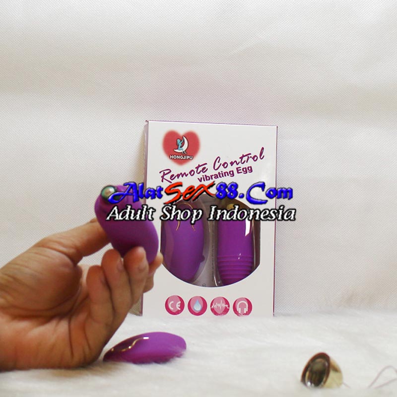 Alat Sex Wanita Remote Control Vibrating Egg Purple