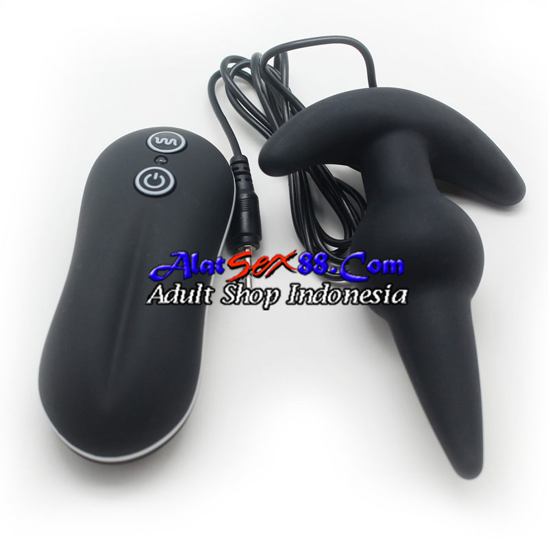 Alat Sex Anal Vibrating Hitam