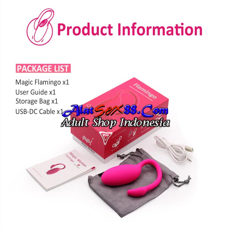 Alat Sex Wanita Magic Motion Flamingo Smart Vibration