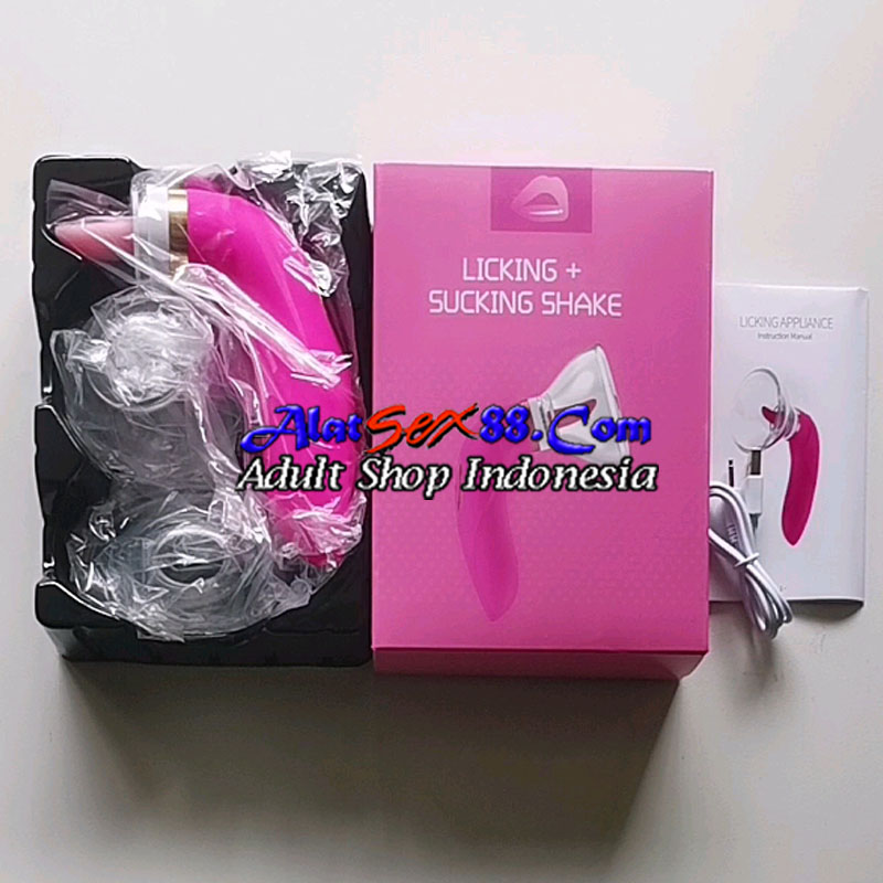 Licking & Sucking Shake Sucker adalah sextoy wanita fungsi ganda
