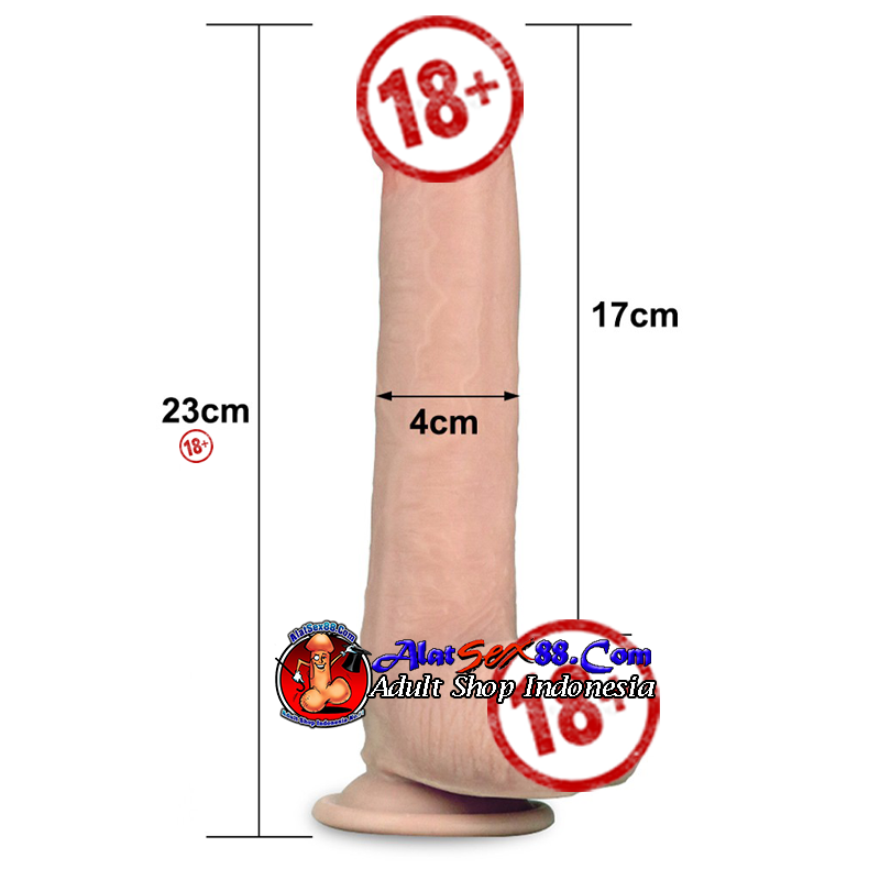 Love Toy - 9 inch Sliding Skin Dildo Dual Layer