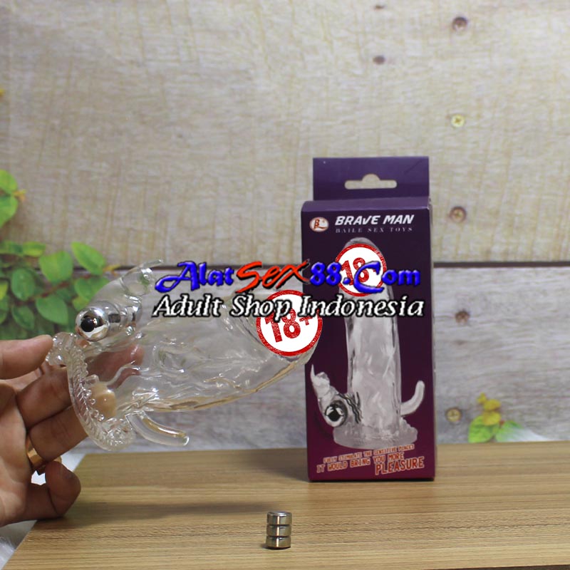 Alat Sex Pria Brave Man Condom Pleasure Vibrating