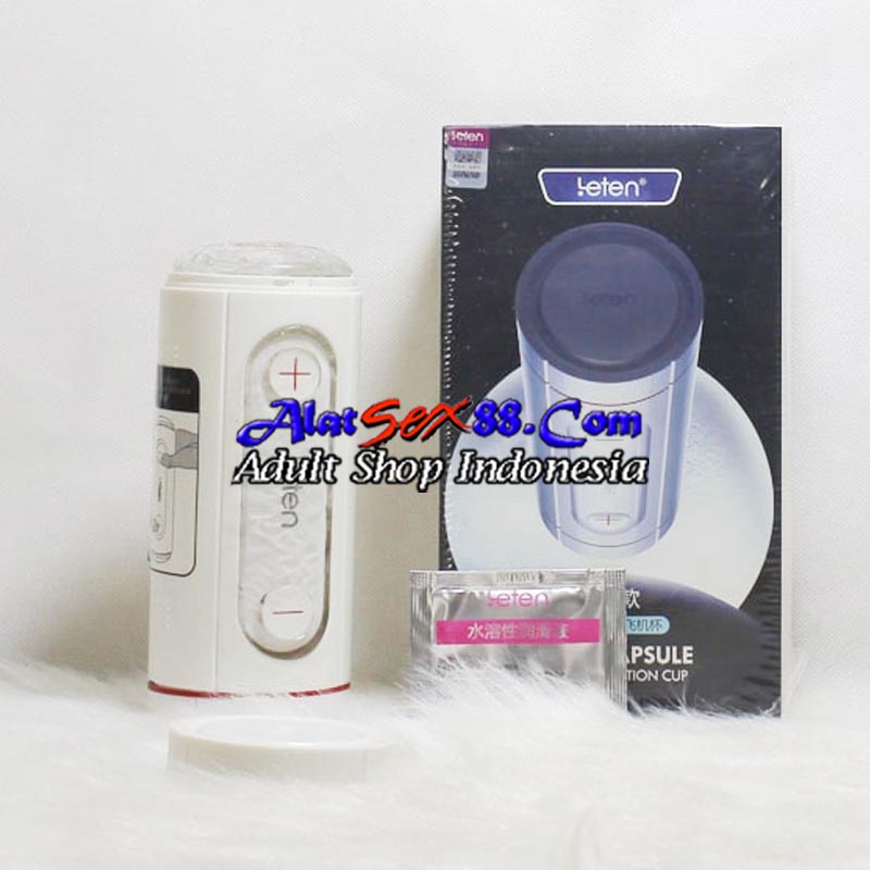 Alat Sex Pria Leten Space Capsule Flip Masturbator Cup