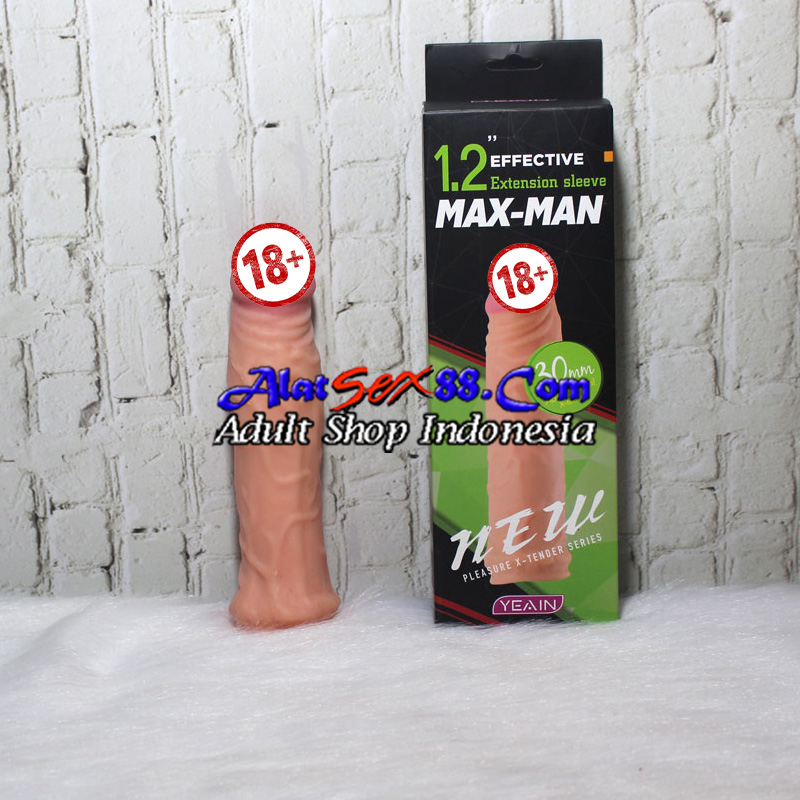 MaxMan 30mm Condom Silicone 1.2" Extension Sleeve Hijau