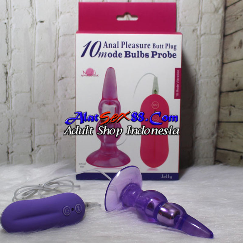 Alat Sex Anal Pleasure Butt Plug Bulbs Probe
