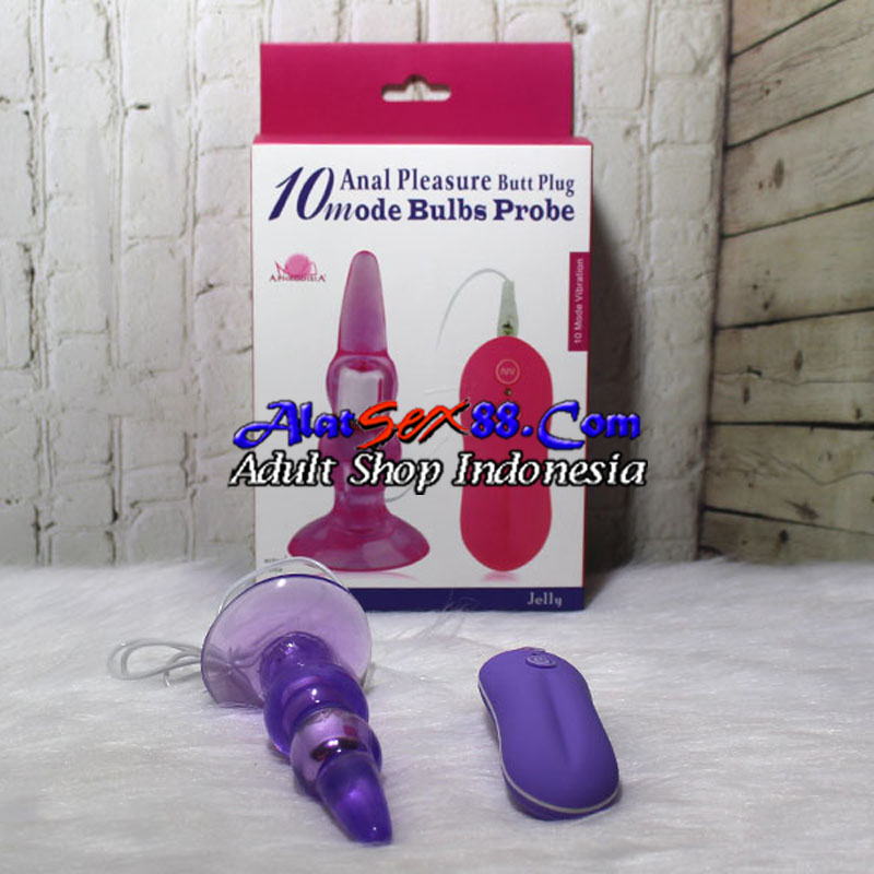 Alat Sex Anal Pleasure Butt Plug Bulbs Probe
