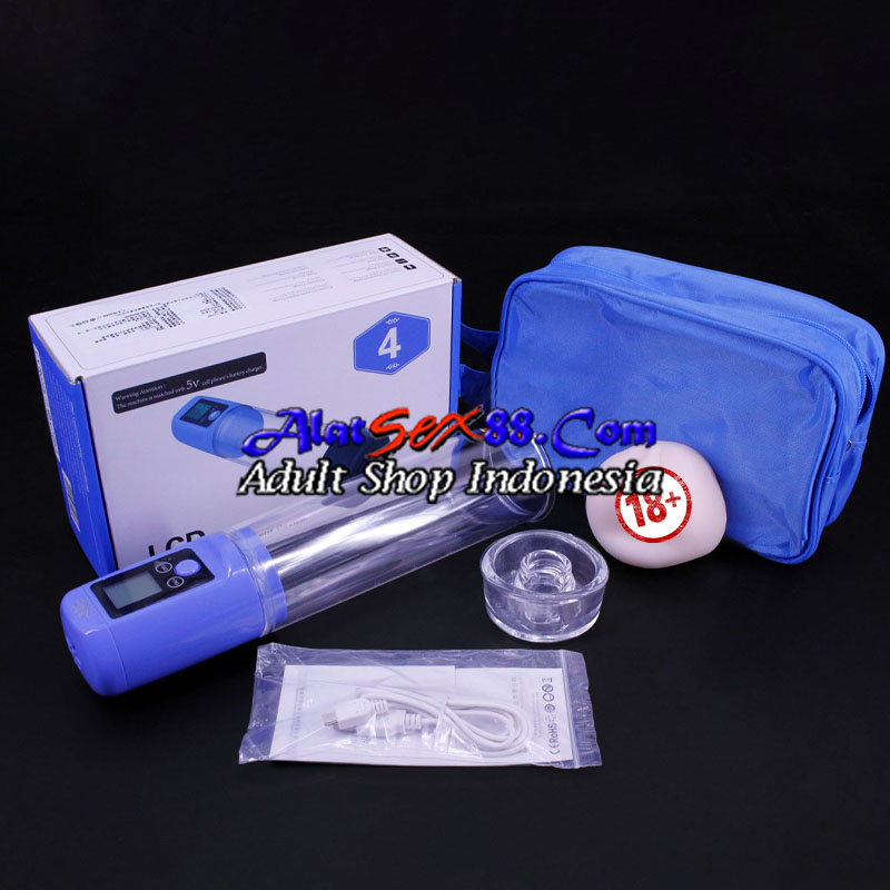 Alat Sex Penis Pump LCD Enlargement Penis Device