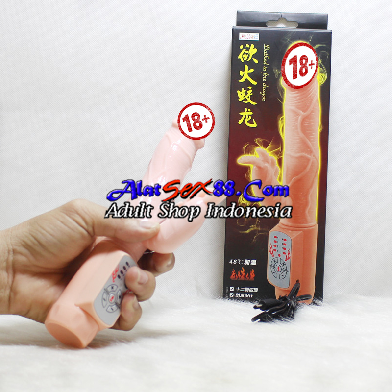 Alat Sex Wanita Dragon Vibrator Bathed in Fire