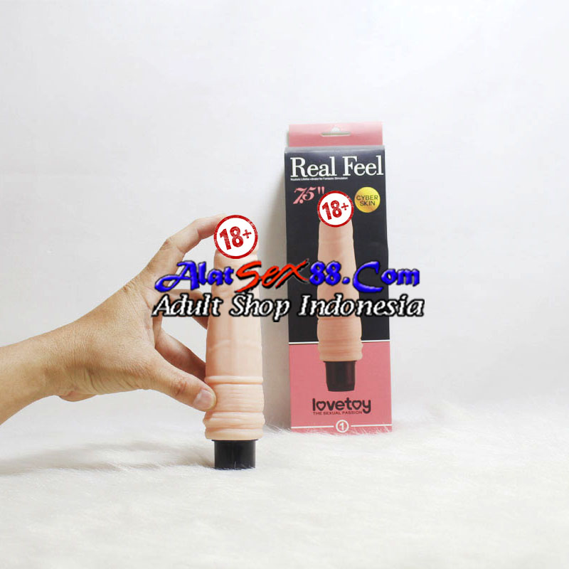 Alat Sex Wanita Lovetoy Real Feel 7.5 Vibrator