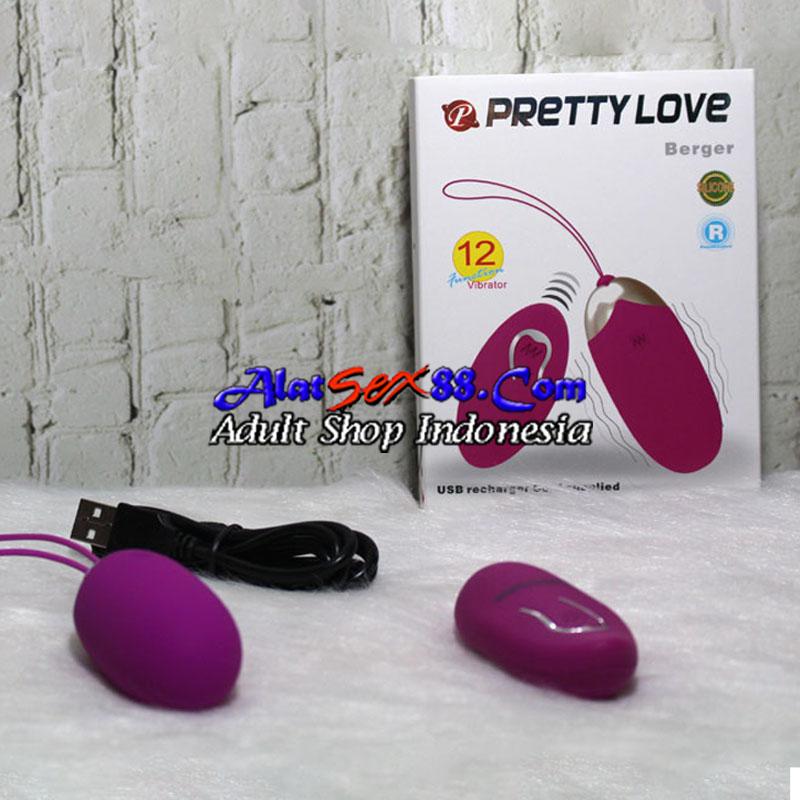 Alat Sex Wanita Pretty Love Berger Vibrator Eggs Wireless