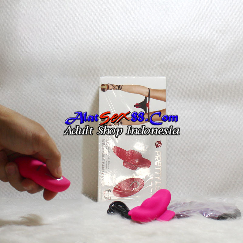 Alat Sex Wanita PrettyLove FairyBoat II Wearable Panty Vibe Silicone Vibrating Panty Remote Control
