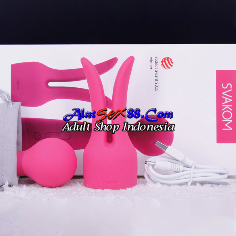 Alat Sex Wanita SVAKOM Emma Rabbit Warming Wand Vibrator