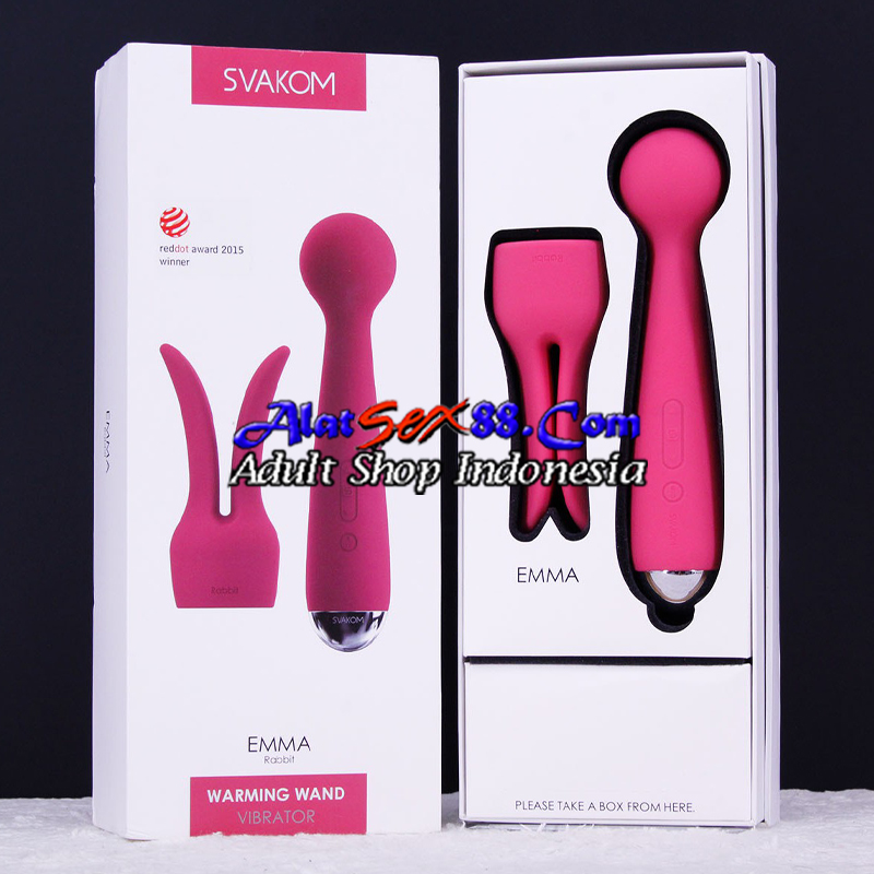 Alat Sex Wanita SVAKOM Emma Rabbit Warming Wand Vibrator