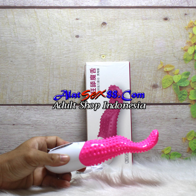 Alat Sex Wanita Tongue G-Spot Massager Vibrating