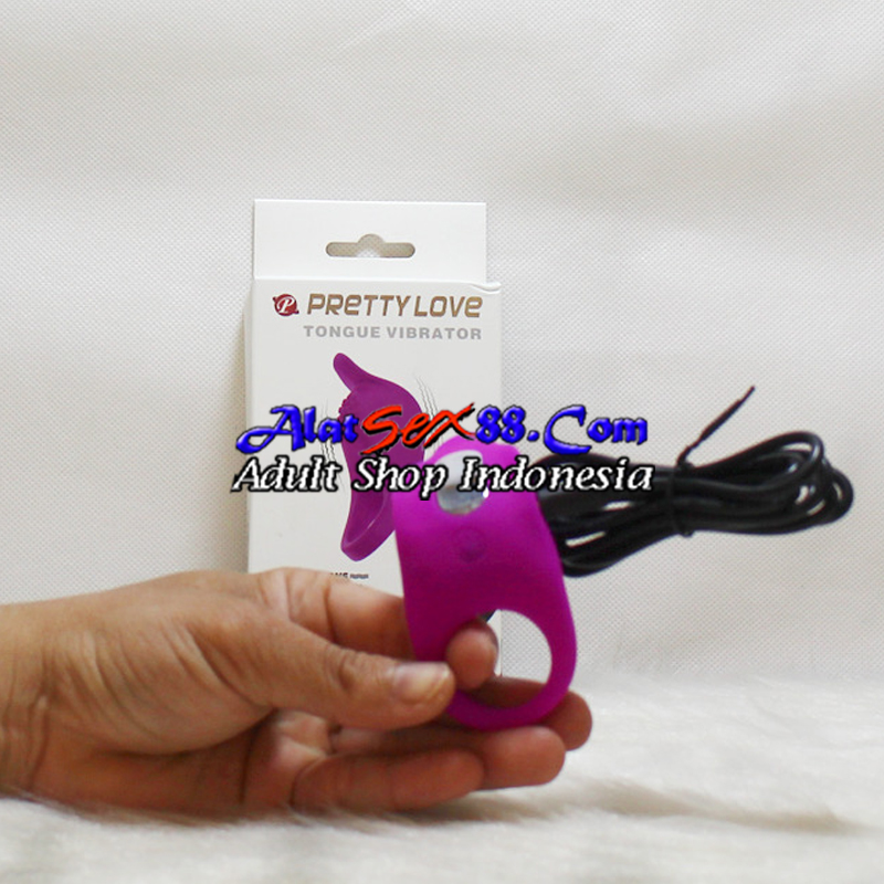 Alat Sex Ring Penis PrettyLove Tongue Vibrator
