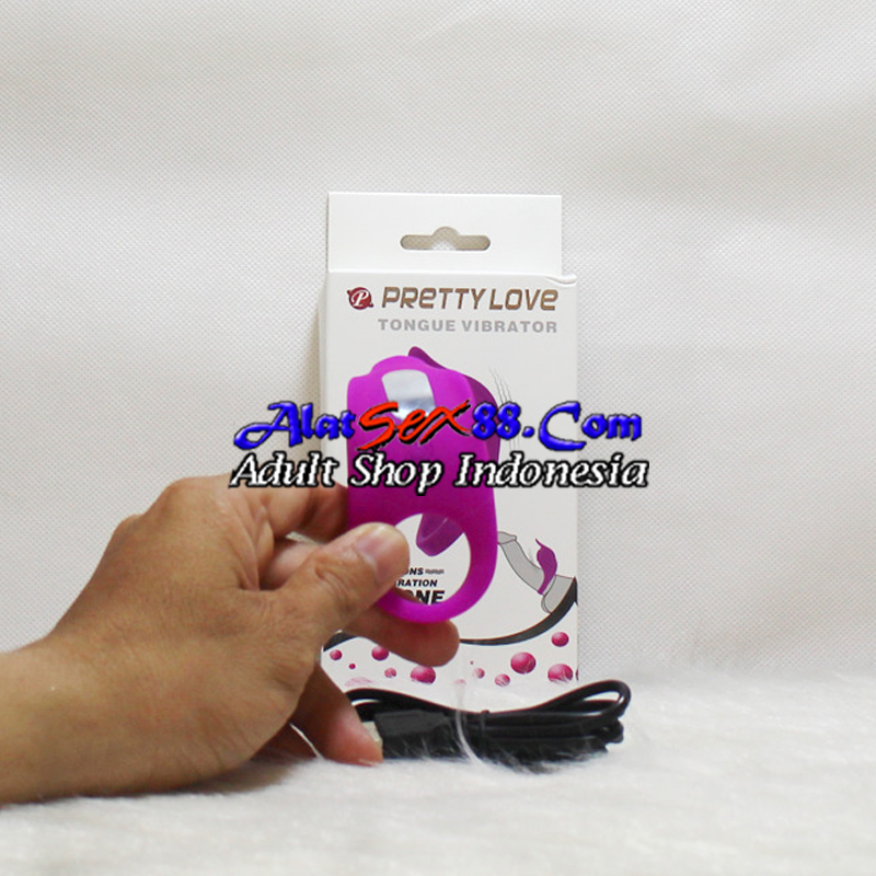 Alat Sex Ring Penis PrettyLove TongueVibrator